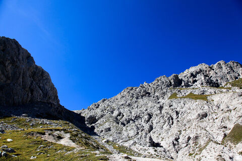 La forcella della Creta Forata