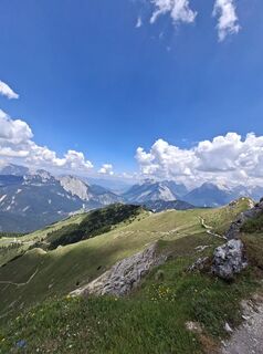 Foto von Sandra entlang der Tour