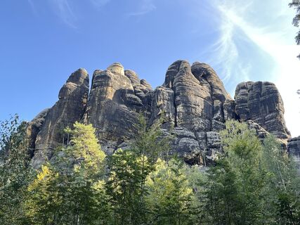 Foto van Michaela Fischer langs de tour