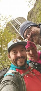 Foto von Klaus Lehner entlang der Tour