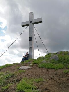 Fotografia z Dagmar Hofer na trase