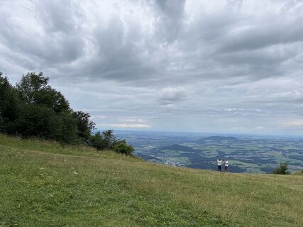 Photo de Heinz Sperl le long du parcours