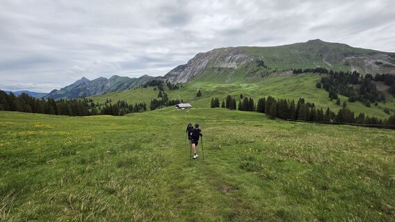 Foto von Matteo Allegri entlang der Tour