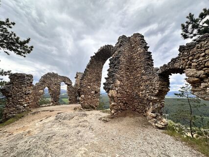 Fotografia z Mónika Stipits-Várszegi na trase