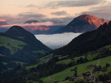 Blick in Richtung Tal auswärts - Alpbach