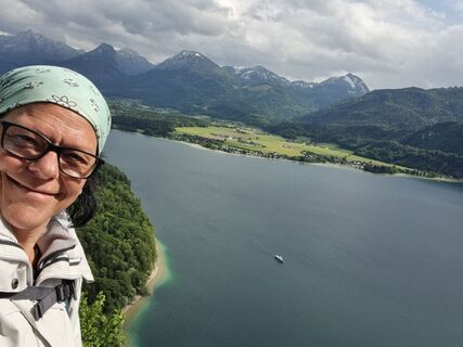 Foto von Christina Fröhlich entlang der Tour