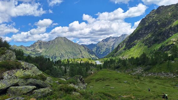 Foto von Susi Puhl entlang der Tour