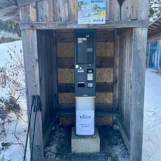 Skitouren Ticket Automat