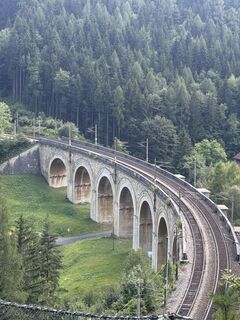 Foto de Johann Rameder a lo largo del recorrido