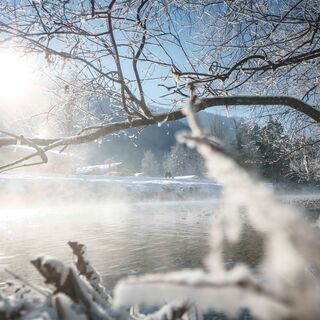 Leitzach im Winter