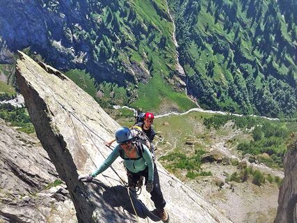 Klettersteig Baltschiedertal mit Aufstieg zur Wiwannihütte