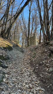 Zdjęcie z Marco Musio wzdłuż trasy