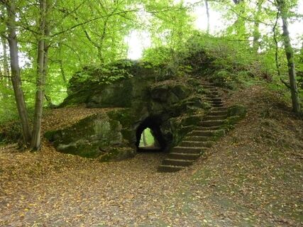 Grotte im Heinrich-Heine-Park Lunzenau