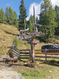 Zdjęcie z Brigitte Buchsteiner wzdłuż trasy