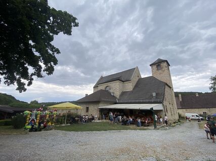 Fotografia z Friedrich Schlager na trase