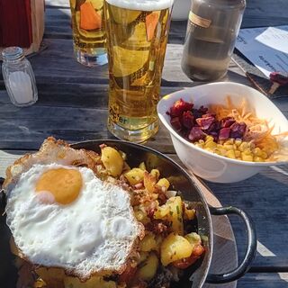 Foto von Mike Pritchard entlang der Tour
