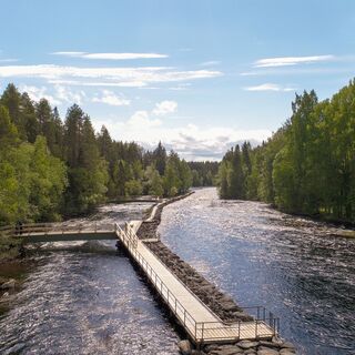 Barrierefreie Angelanlage Lentuankoski, Kuhmo