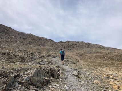 Auf dem Weg zum Piz Fess
