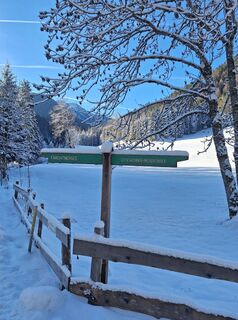 Foto von Dagmar Hofer entlang der Tour