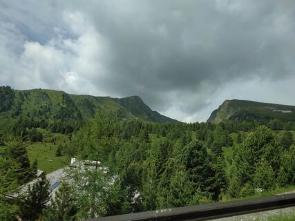 Schon bei der Anfahrt ein kurzer Blick zu den Touzielen