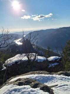 Photo de Mimi le long du parcours