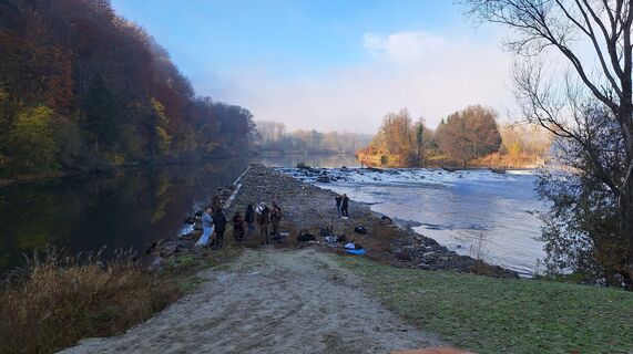Fotografia z Karl Kriegseisen na trase