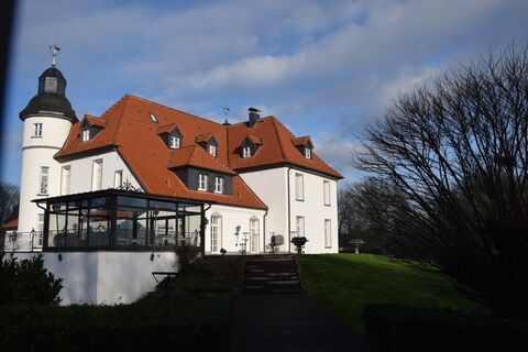 Rückansicht Schloß Dieprahm