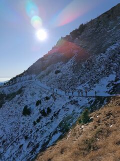 Foto von Antonio Grillo entlang der Tour