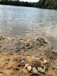 Steinarchitekur Kiessee Wipshausen