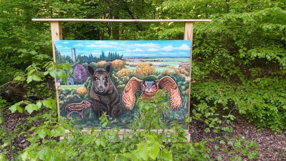 Spielstation im Wendekreis