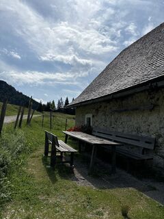 Photo de Heinz Sperl le long du parcours