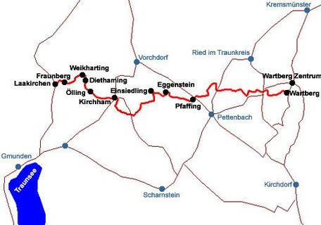 Plan Traunviertelerweg R13