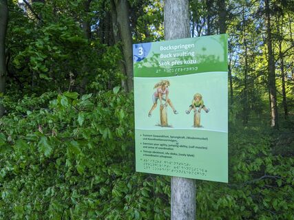 Trimm-dich-Pfad Nassau_Beschilderung