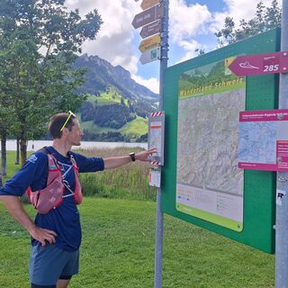 Routenstart - Auf dem Rücken des Schwyberg Trailrun