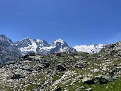 Photo de Christiane Papp le long du parcours