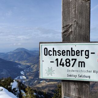 Der 1487 Meter Hohe Ochsenberg in Krispl-Gaissau.