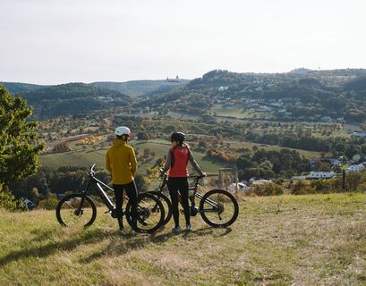 Aussicht am B32 Rosaliaradwanderweg