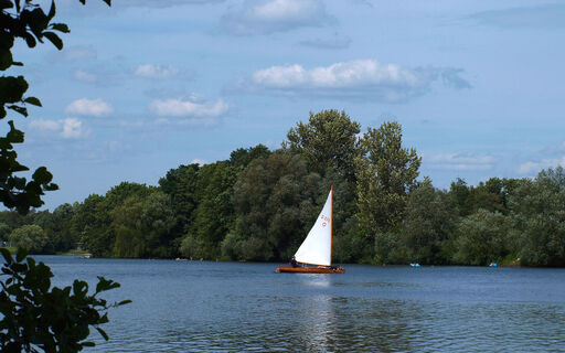 Segeln auf dem Adolfosee in Ratheim