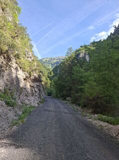 Fotografia z Miha Gros na trase