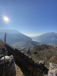 Foto von Nicole Giacomelli entlang der Tour