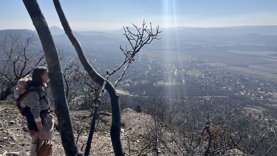 Fotografia z András Puskás na trase