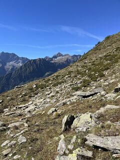 Photo de Valeria Grassi le long du parcours
