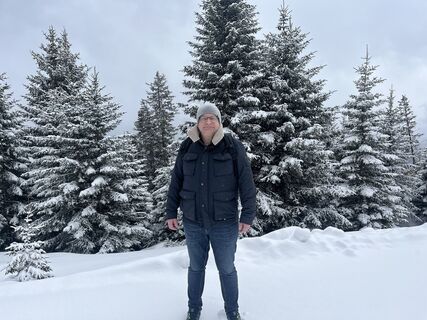Foto de Andreas Hoffmann a lo largo del recorrido