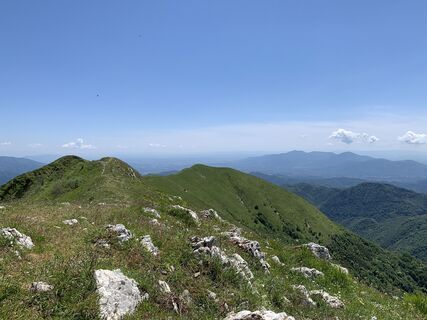 Foto de Paolo Cecchini a lo largo del recorrido