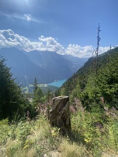 Photo de Marco Angelo Bongini le long du parcours