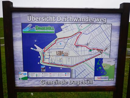 Infotafel in Dagebüll