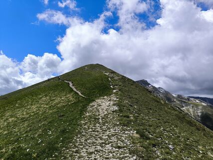Foto von Mirco moretti entlang der Tour