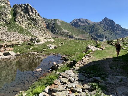 Photo de Toni Lerda le long du parcours