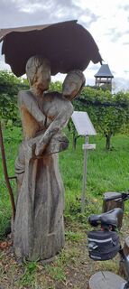 Photo de Wilfried Zimmermann le long du parcours