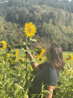 Foto von Walter Baumgartner entlang der Tour